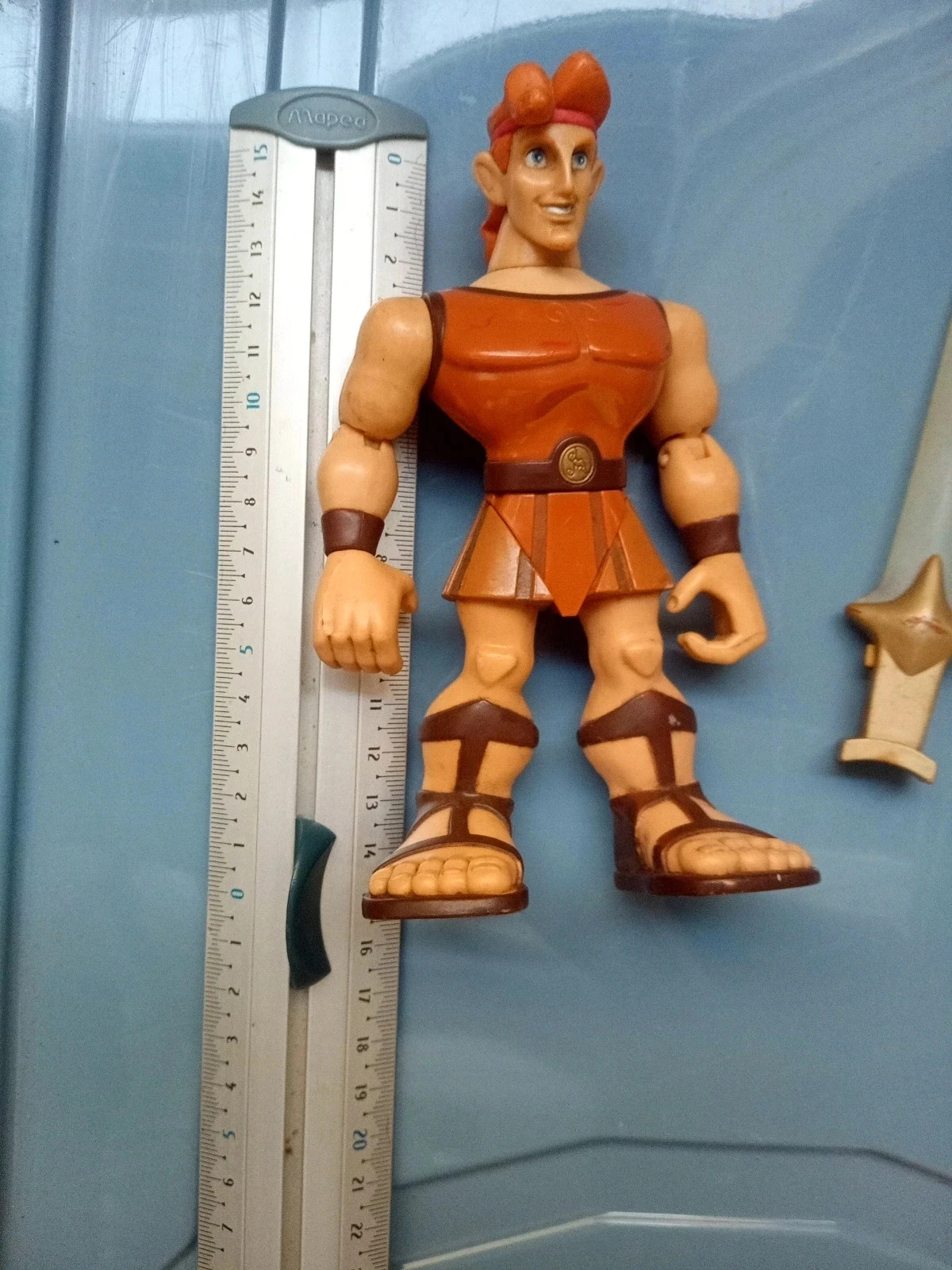 Vintage Disney Hercules 1997 figurine with sword – photo 12